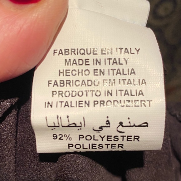 La Fée Maraboutée faux leather jacket with elastic ribbed wrists and waist. - Picture 5 of 6